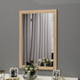 Hanah Home Espejo de tocador Sesso - Natural